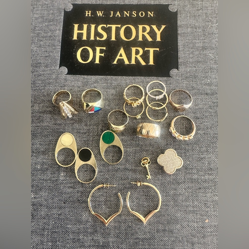 SOLD - Vintage 14K Gold Women's Jewelry Lot - 66.90 grams — all gold